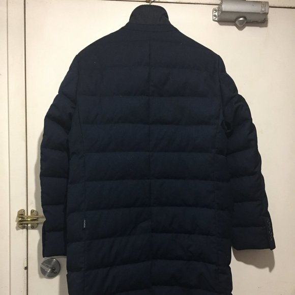 PESPOW LONG PUFFER BOSTON COATS SIZE M - Picture 5 of 8